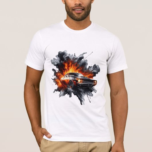 Geen Remmen. Alleen Vlammen TShirt (Voorkant)