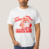 Geen rendiergames meer t-shirt (Voorkant)