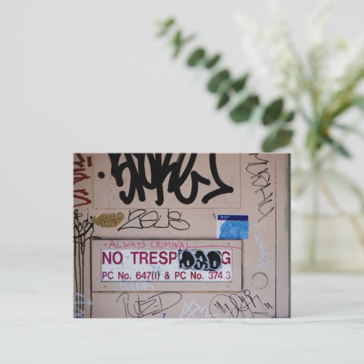 Geen respassing briefkaart (Staand voorkant)