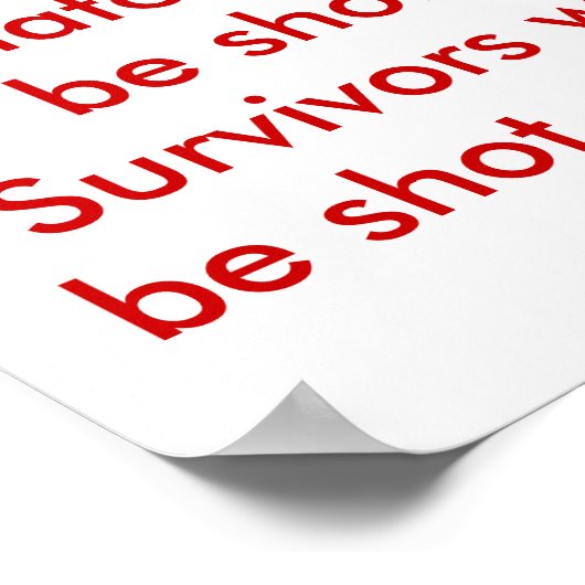 Geen respassing poster (Hoek)