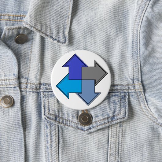 geen richtingaanwijzer ronde button 7,6 cm (In situ)