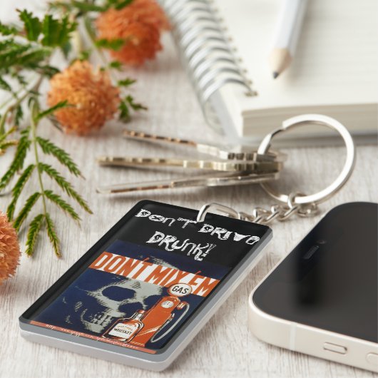 "GEEN RIJDEN DRINK!" SLEUTELHANGER (Voorkant Rechts)