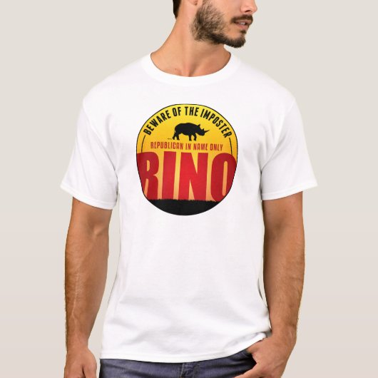 Geen RINO's meer T-shirt (Voorkant)