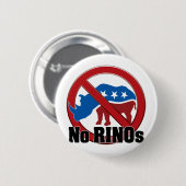 Geen RINO's Ronde Button 5,7 Cm (Voorkant /achterkant)
