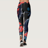 Geen risico, geen beloning - Samurai Tiger Leggings (Achterkant)