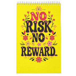 Geen risico, geen beloning – vet Motivatie Kalender