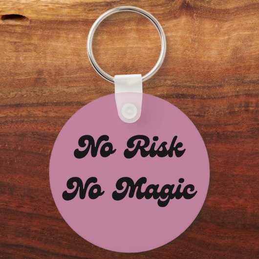 Geen risico Magisch Sleutelhanger (Achterkant)