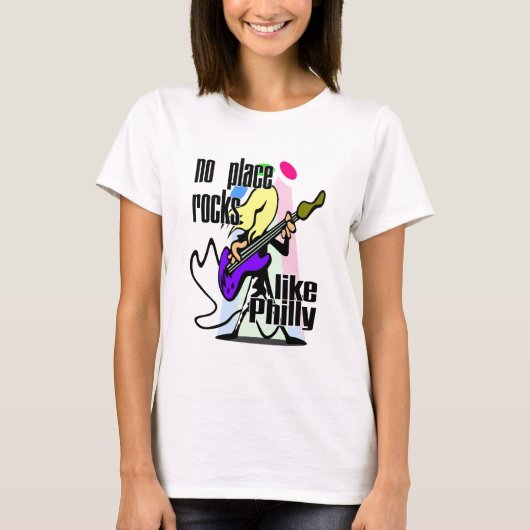 Geen Rocks als Philly T-shirt (Voorkant)