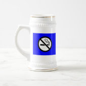 Geen roken bierpul (Links)