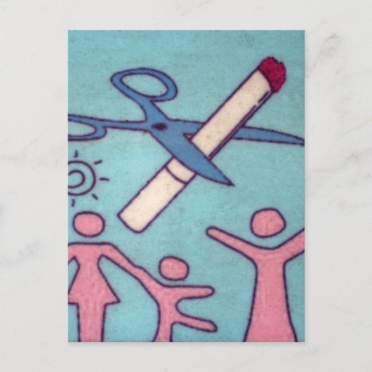 Geen roken briefkaart (Voorkant)