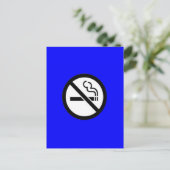 Geen roken briefkaart (Staand voorkant)