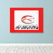 GEEN ROKEN CANVAS AFDRUK (Insitu (Houten vloer))