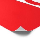 Geen roken Geen afdampingsPoster Poster (Hoek)