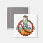 geen roken - grappig sigaret magneet (Voorkant / Achterkant)