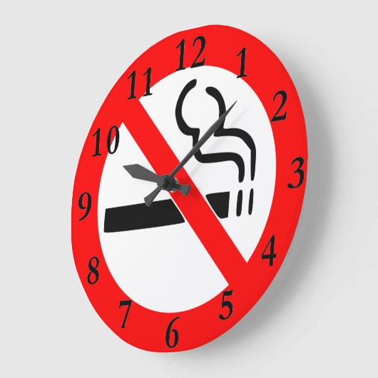 Geen roken grote klok (Hoek)