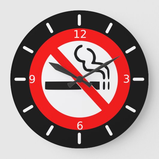 Geen roken grote klok (Voorkant)