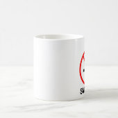 Geen roken koffiemok (Center)