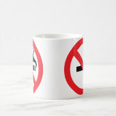 Geen roken koffiemok (Center)