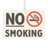 Geen roken luchtverfrisser (Achterkant)