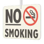 Geen roken luchtverfrisser (Links)