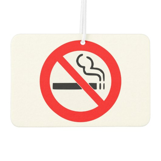 Geen roken luchtverfrisser (Achterkant)