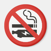 Geen roken of dampen magneet (Voorkant)