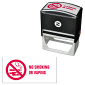 Geen roken of dampen  zelfinktende stempel (In situ)