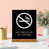 Geen roken of vaping teken acryl bord (Huwelijk)
