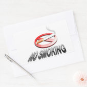 GEEN ROKEN RECHTHOEKIGE STICKER (Envelop)