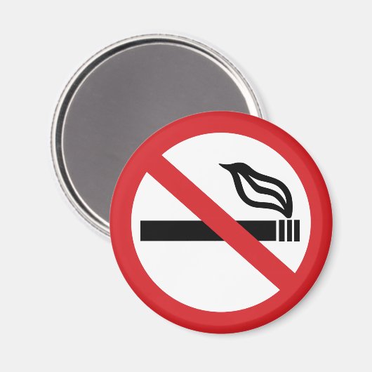 Geen roken - Roken tegen roken Magneet (Voorkant / Achterkant)