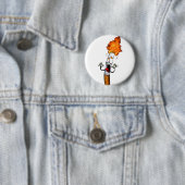 Geen roken ronde button 5,7 cm (In situ)