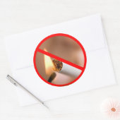 GEEN ROKEN RONDE STICKER (Envelop)