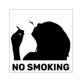 Geen roken rubberstempel (Afrduk)