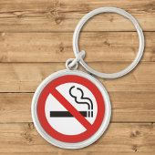 Geen roken sleutelhanger