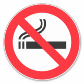 Geen roken sticker (Voorkant)