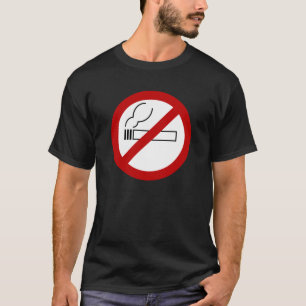 Geen roken t-shirt