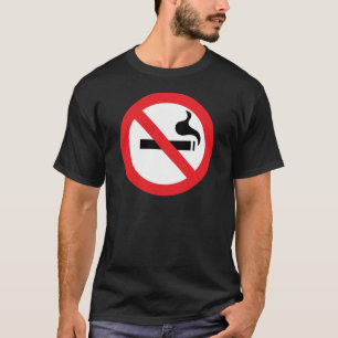 Geen roken t-shirt
