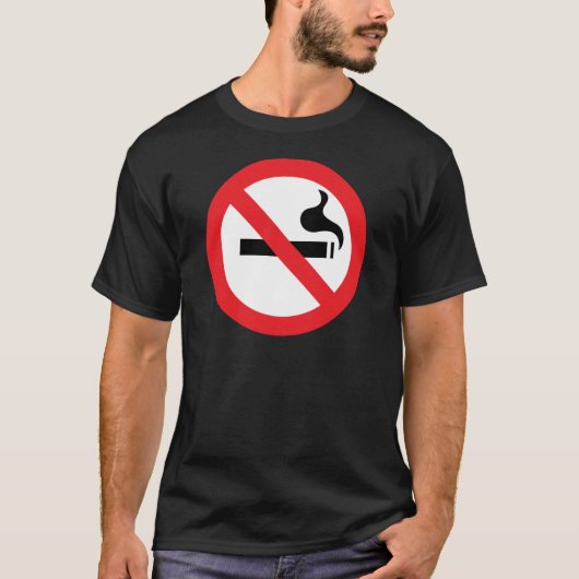 Geen roken t-shirt (Voorkant)