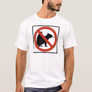 Geen rokereekhoorns toegestaan borden t-shirt