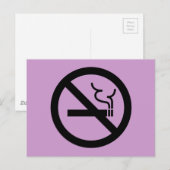 Geen rokersymbool briefkaart (Voorkant / Achterkant)