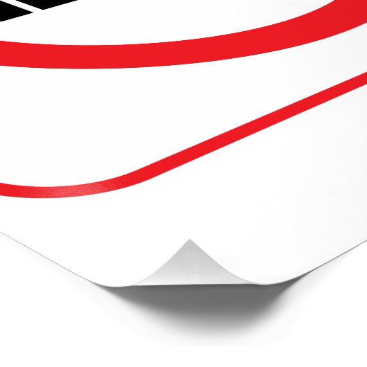 Geen rokerteken perfect poster (Hoek)