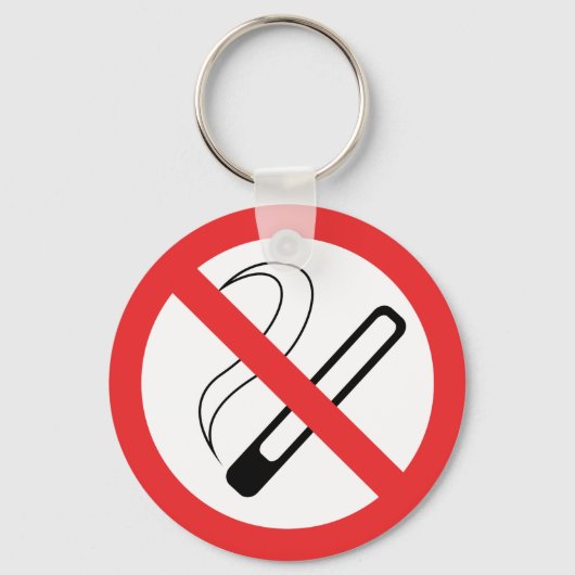 Geen rokerteken sleutelhanger (Voorkant)
