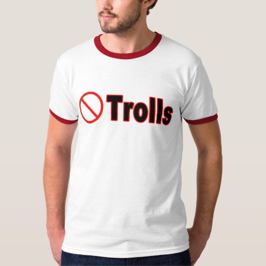 Geen rollen t-shirt (Voorkant)