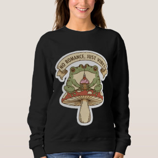 Geen romantiek, gewoon sfeer | Cute Frog Mushroom Trui