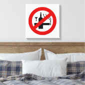 GEEN rookalcohol ⚠ Thaise ⚠ Canvas Afdruk (Insitu (Slaapkamer))