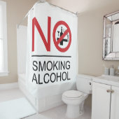 GEEN rookalcohol ⚠ Thaise ⚠ Douchegordijn (In situ)