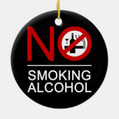 GEEN rookalcohol ⚠ Thaise ⚠ Keramisch Ornament (Achterkant)