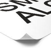 GEEN rookalcohol ⚠ Thaise ⚠ Poster (Hoek)