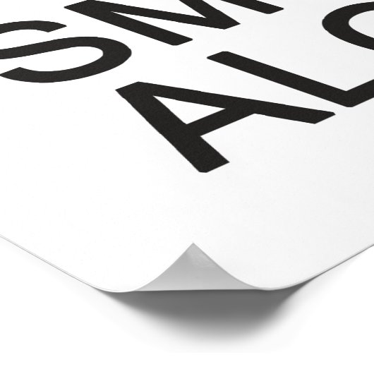 GEEN rookalcohol ⚠ Thaise ⚠ Poster (Hoek)