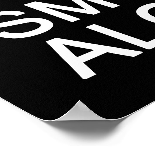 GEEN rookalcohol ⚠ Thaise ⚠ Poster (Hoek)